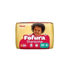 FRALDA FOFURA SHORTINHO MEGA G C/24 UND