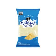 QUEIJO RALADO NATURAL DA VACA CAIXA COM5KG PACOTE 1KG