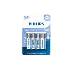 PILHA ALCALINA PHILIPS AA C/4