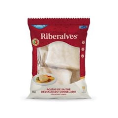 BACALHAU POSTA SAITHE DESSALGADORIBERALVES CAIXA 8X1KG