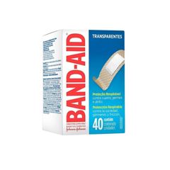 CURATIVO BAND AID TRANSP C/40